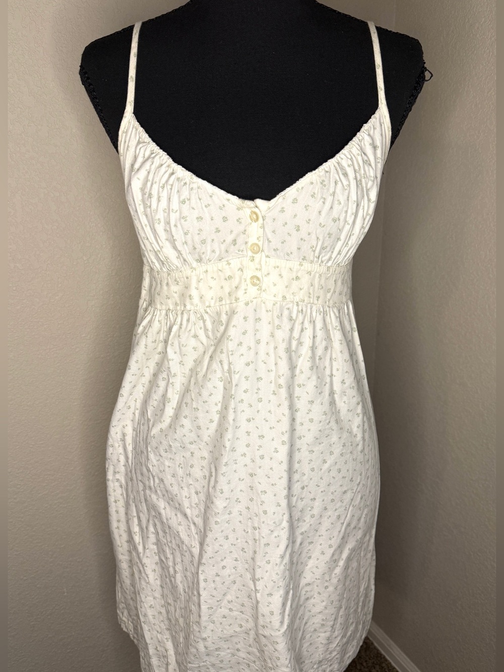 Brandy Melville Arianna White Ditzy Floral Mini Dress